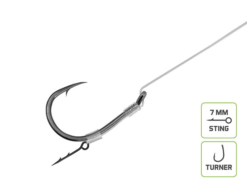 Delphin Návazec Feederový Fluoro Sting Turner 10 ks (1)